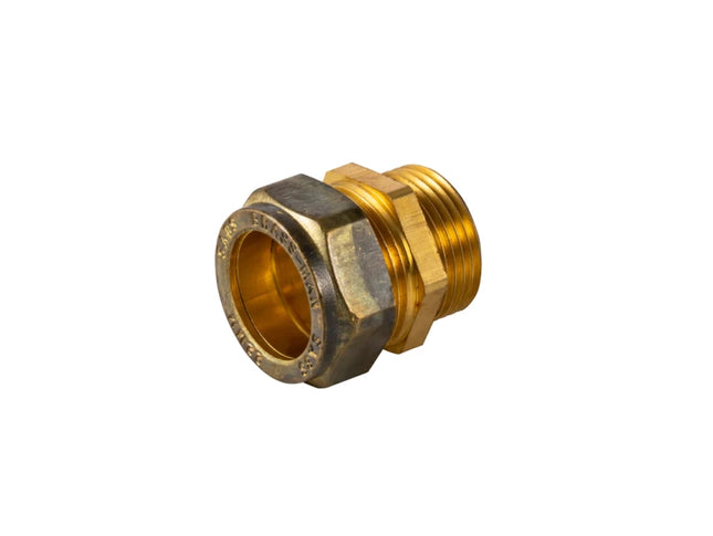 Brass Compression Reducing Coupler - Male/Female