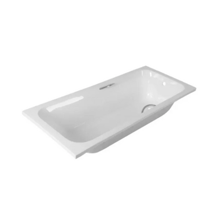 White Fibreglass Bathtub 1.7m