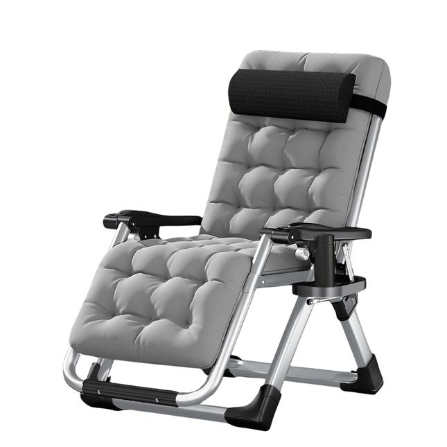 Foldable Patio Chair - Black