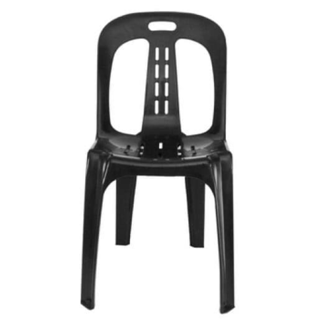 Plastic Chair - Black (Medium Duty)