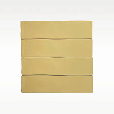 Ceramic Chalk Ocre Tile - 75mmx300mm
