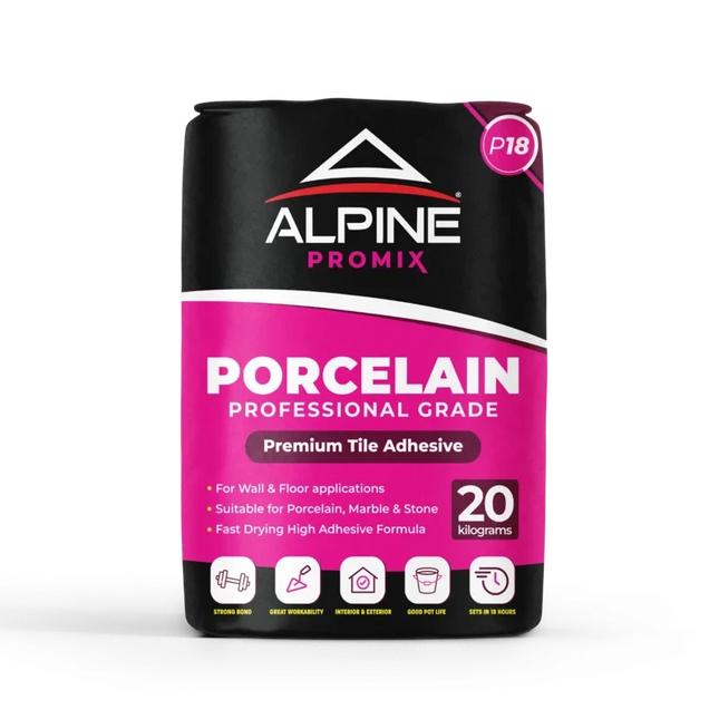 TILE ADHESIVE PORCELAIN PROMIX 24HR 20KG